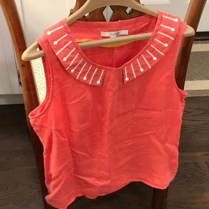 Boden Coral tank top